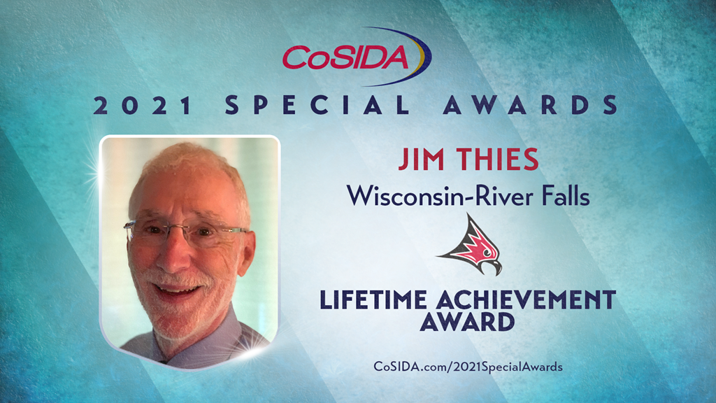 2021 Special Awards Salute: Jim Thies (Wisconsin-River Falls, retired), Lifetime Achievement Award